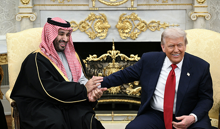 KhmerTimes's tweet card. US President Donald Trump and Saudi Crown Prince Mohammed bin Salman signed a series of agreements on Tuesday that address a vast array of bilateral issues, from defence to civil nuclear technology.