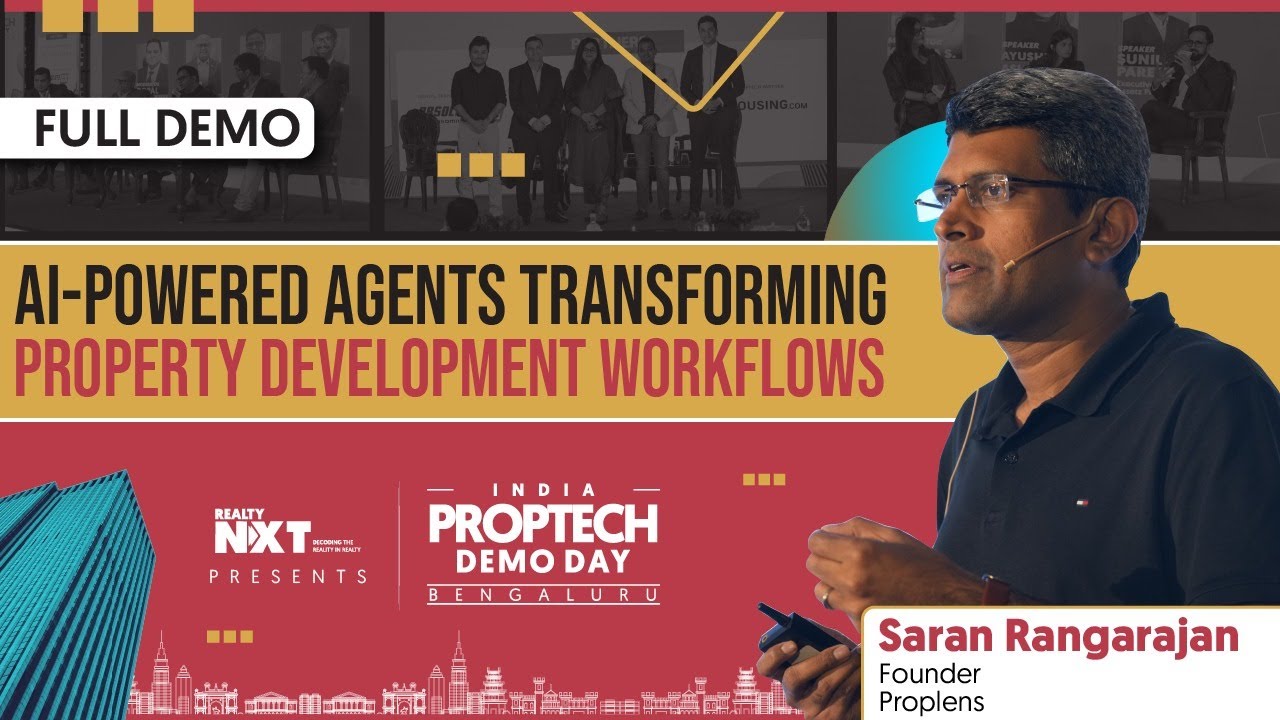 RealtyNXT's tweet card. How Proplens.ai Is Automating Real Estate Operations with Cross-Fun...