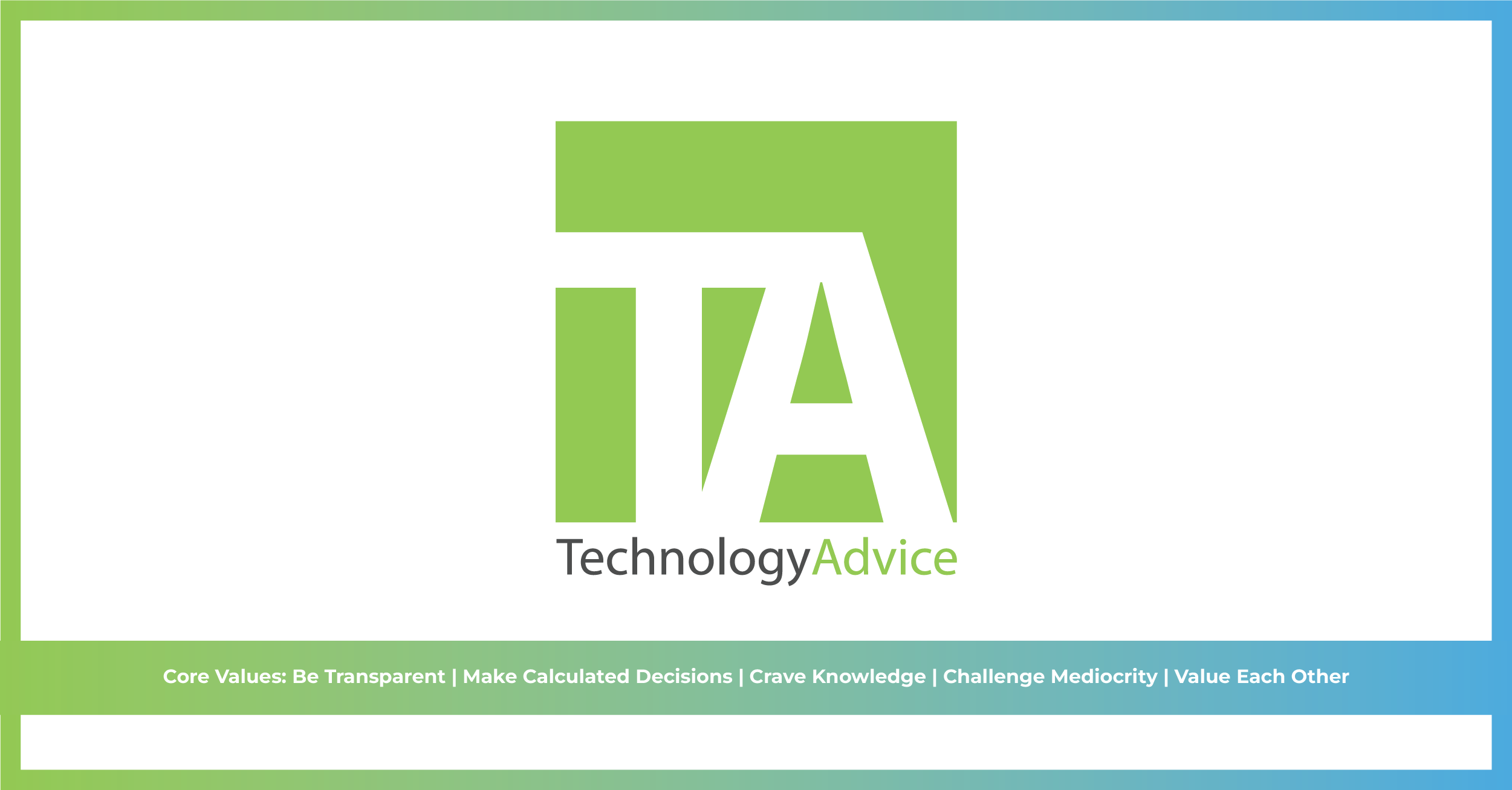 Technology_Adv's tweet card. Culture Opportunities FAQs Technology Advice communicates only through @technologyadvice.com emails and official recruiting platforms. We never recruit