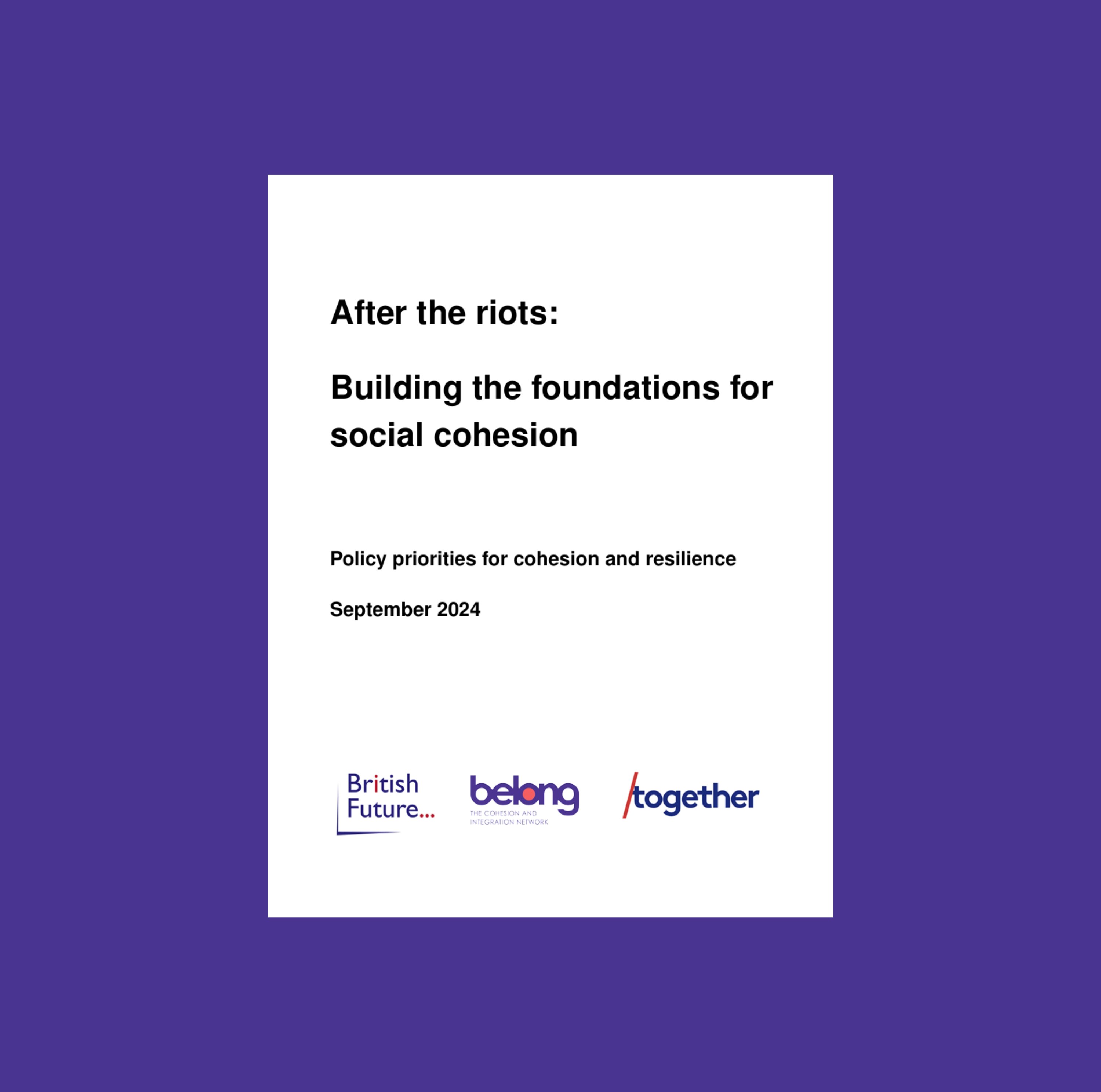 Rships_Project's tweet card. This paper looks at the 2024 riots in the UK and examines some of the causes of the disorder and, recommends the key elements that should be included in the Government’s strategic response, as it...