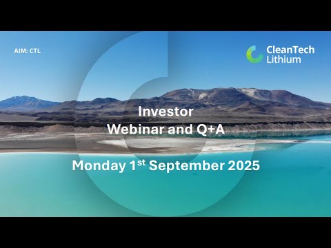 InvestorMeetCo's tweet card. CLEANTECH LITHIUM PLC - Recent Fundraise and Investor Q+A