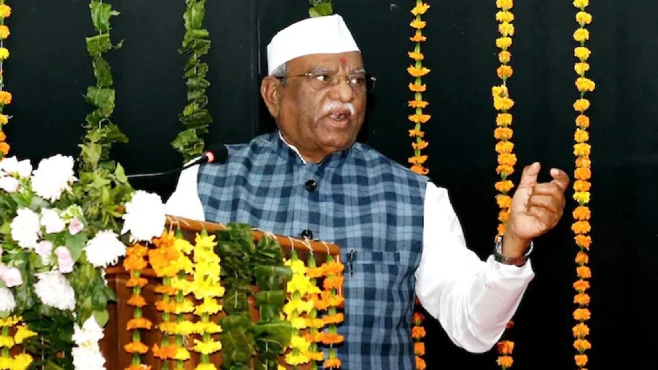 OpIndia_in's tweet card. राजस्थान के राज्यपाल हरिभाऊ बागडे ने शिवाजी महाराज का जिक्र किया, जिन्होंने रेप करने वाले के हाथ-पैर तुड़वाए थे।