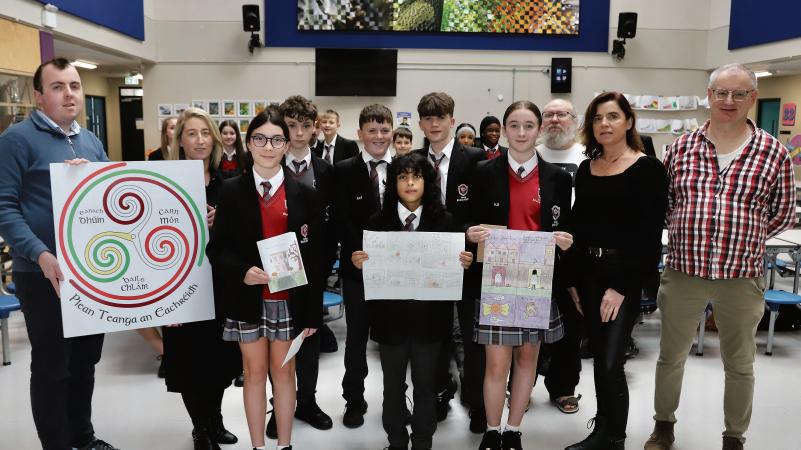 CTribune's tweet card. Putting Gaeilge in the frame