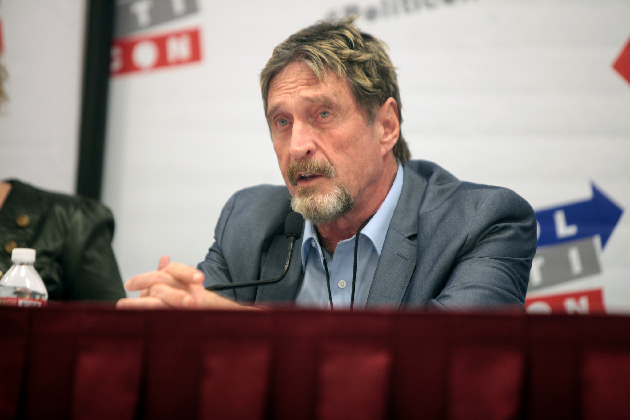 CoinLook's tweet card. A cryptocurrency conference asked John McAfee to cancel his live appearance at the event, citing “credible death threats” against the cybersecurity pioneer.
