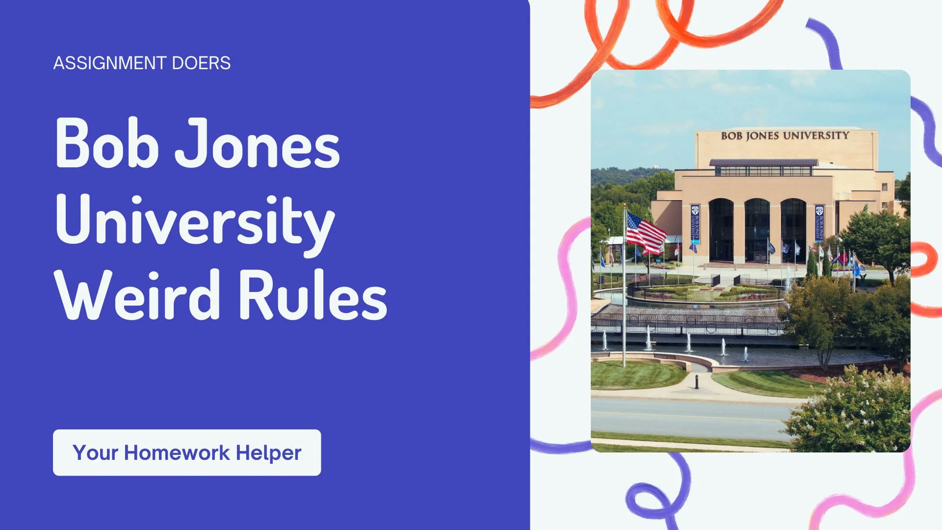 Assignmentd0ers's tweet card. The most ridiculous and weird rules at Bob Jones University are based on dress code, media restrictions, drug use, internet access, dating and relationships, etc.