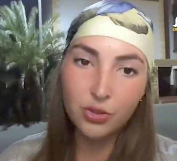 Saudi_Gazette's tweet card. Well-known Belgian tennis player and blogger Alexia Tashbaeva expressed her feeling of contentment while living in Saudi Arabia.