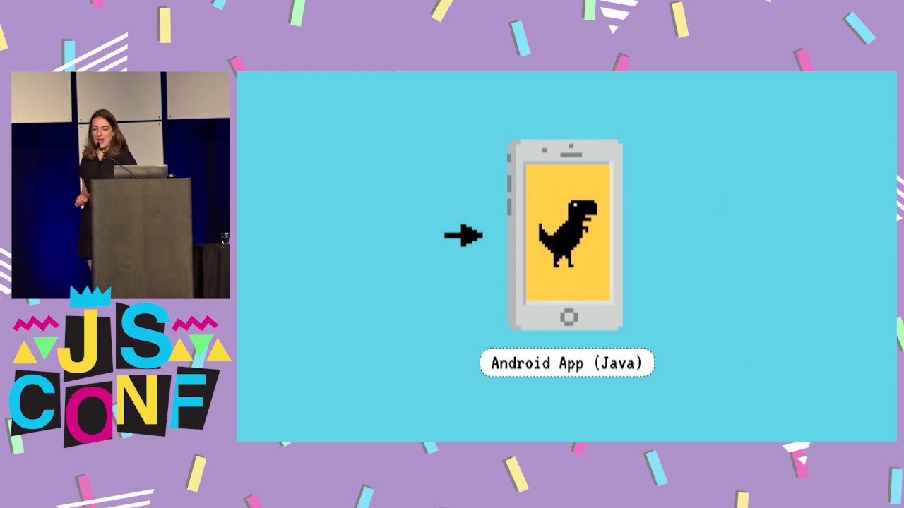 JSConfUS's tweet card. Bringing back dial-up: the internet over SMS - Alexandra Sunderland -...