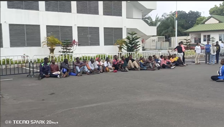 Lifebsimple's tweet card. The Anti-Human Trafficking Unit of the Criminal Investigations Department (CID) has rescued 110 victims of a suspected Qnet scam operation at Kuntunse