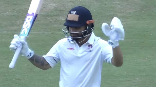 ABPNews's tweet card. Ranji Trophy 2025: उत्तर प्रदेश के लिए खेलने वाले रिंकू सिंह ने तमिलनाडु के खिलाफ 176 रनों की पारी खेली. ये इस टूर्नामेंट में रिंकू का लगातार दूसरा शतक है और उनका सर्वाधिक फर्स्ट क्लास स्कोर भी.