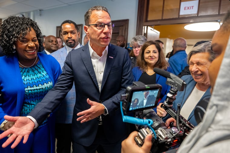 PhillyInquirer's tweet card. Gov. Josh Shapiro and Mayor Cherelle Parker expressed support for CTE programs, which offer career training alternatives to college, amid ongoing budget negotiations in Harrisburg.
