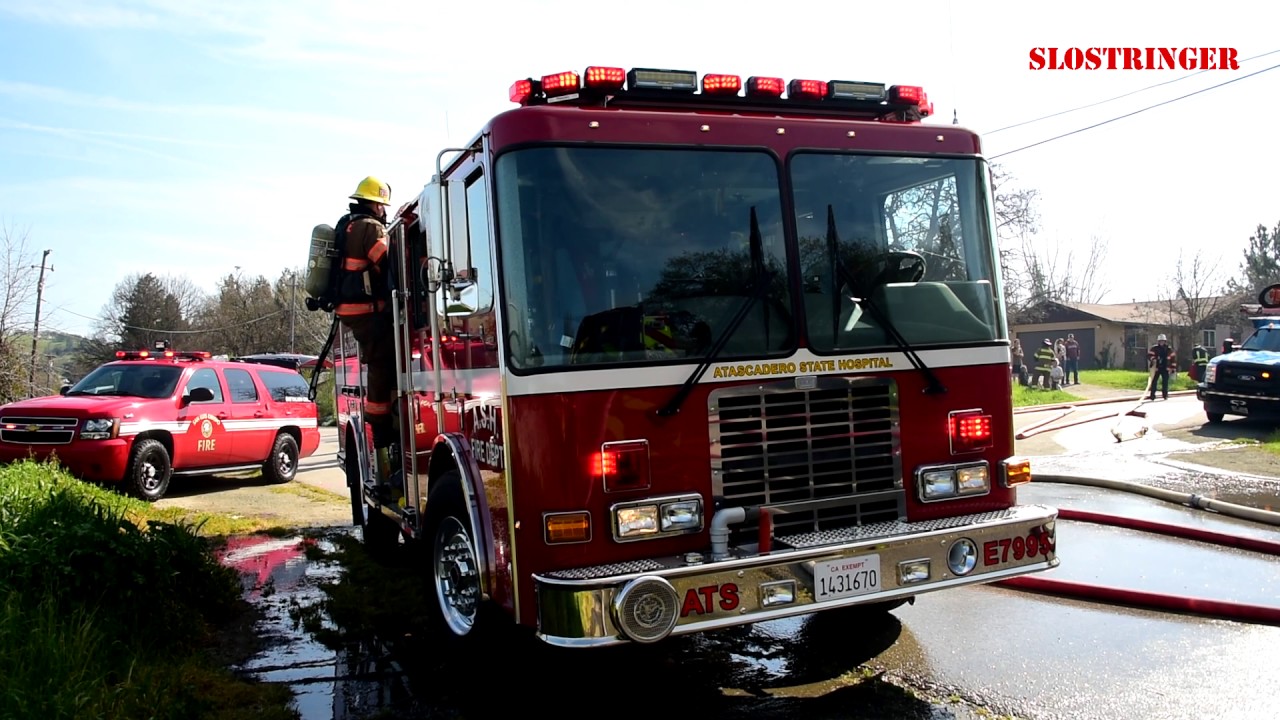 SLOStringer's tweet card. 2nd Alarm Structure Fire - Santa Margarita March 17, 2017