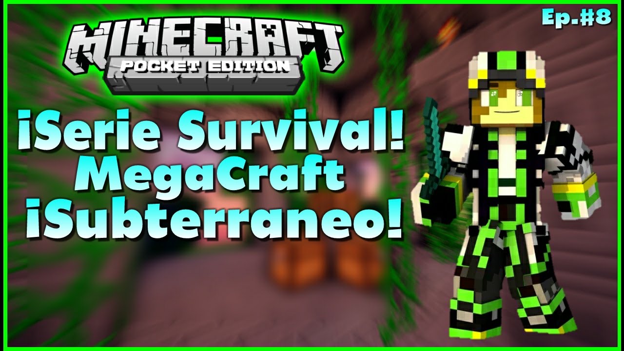 Max_IDV's tweet card. Serie Survival Minecraft PE 0.13.0|MegaCraft Ep#8| "Subterraneo"