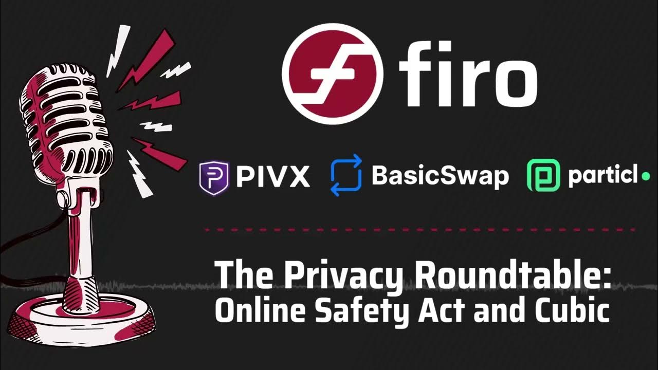 firoorg's tweet card. The Privacy Roundtable: Online Safety Act and Qubic