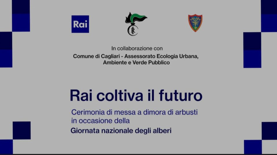 Tv3Blog's tweet card. Rai celebra la Giornata nazionale degli alberi a Cagliari con il progetto “Rai coltiva il futuro”, piantando 200 nuove essenze.