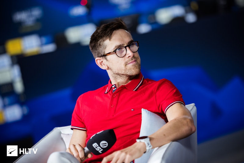HLTVorg's tweet card. Frankie Ward will appear for the first time at an international CS LAN since PGL Major Antwerp 2022.
