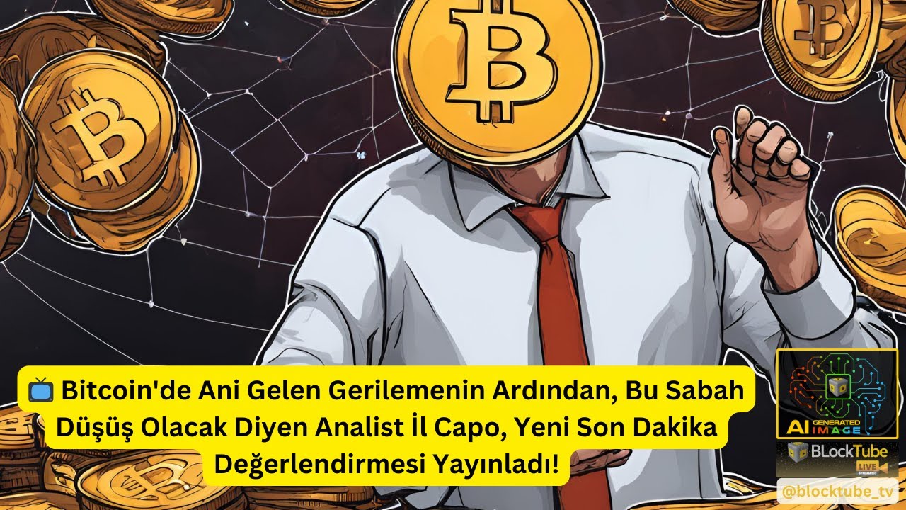 blocktube_tv's tweet card. 📺 Bitcoin'de Ani Gelen Gerilemenin Ardından, Bu Sabah Düşüş Olacak...