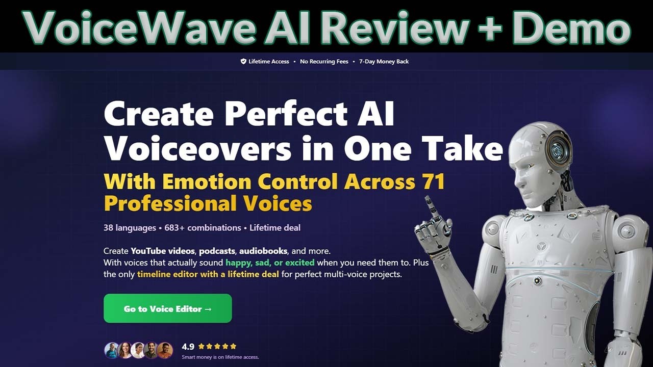 TekyzInc's tweet card. VoiceWave AI Review and Tutorial: Unlimited AI Voice Clones