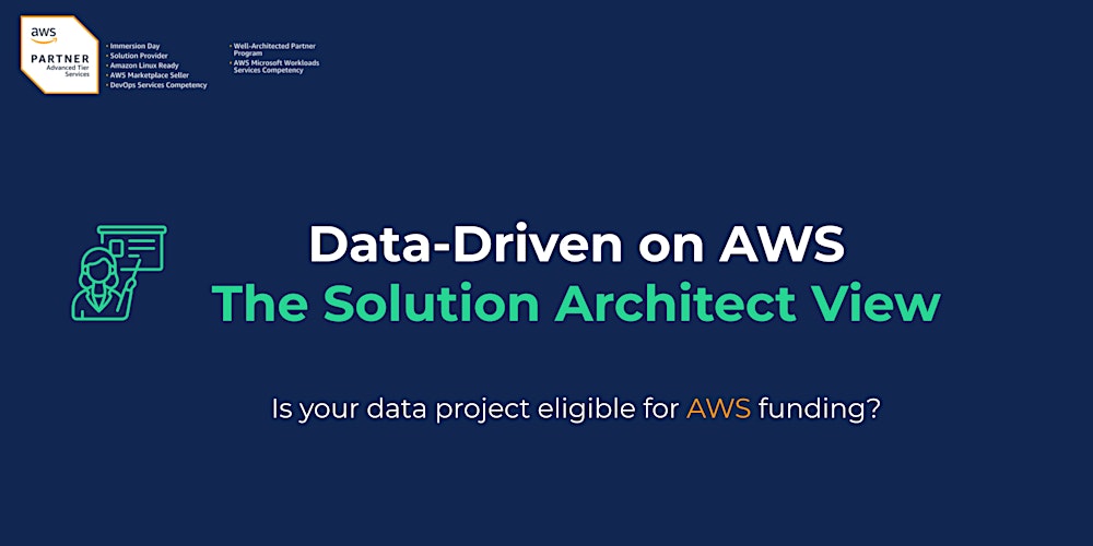 cloudsoft's tweet card. Join us on Feb 8th at 3pm GMT to learn about data services on AWS and if your project is eligible for AWS funding or additional support.