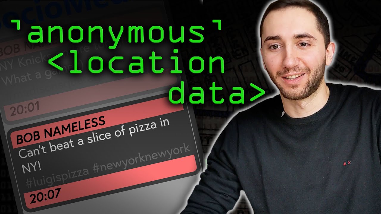 computer_phile's tweet card. "Anonymous" Location Data Problems - Computerphile