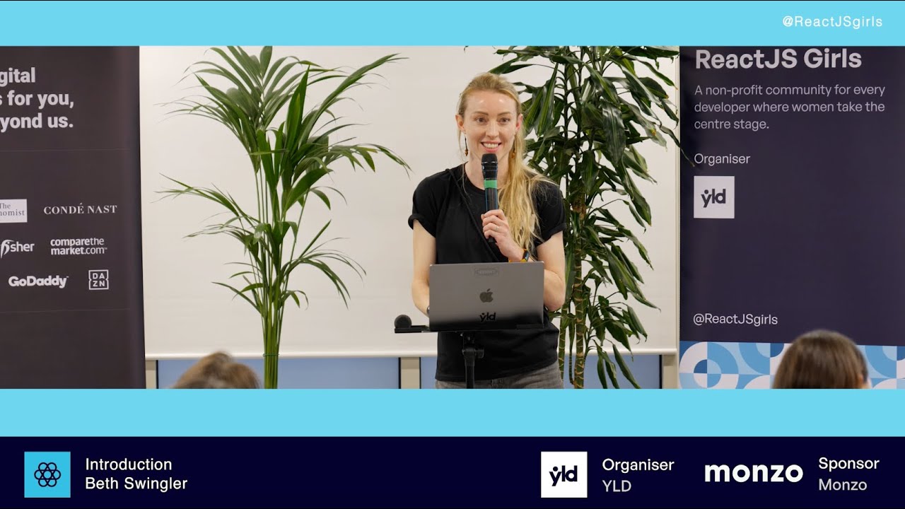 ReactJSgirls's tweet card. ReactJS Girls #25 - Full meetup recording