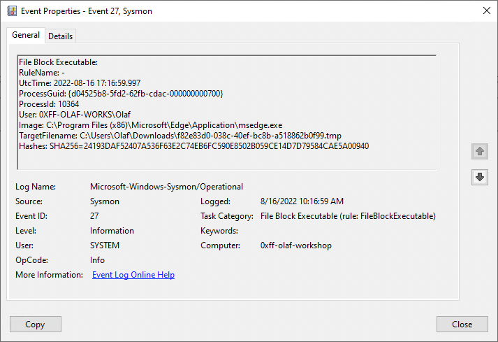 olafhartong's tweet card. The Sysinternals team has released a new version of Sysmon. This brings the version number to 14.0 and raises the schema to 4.82.