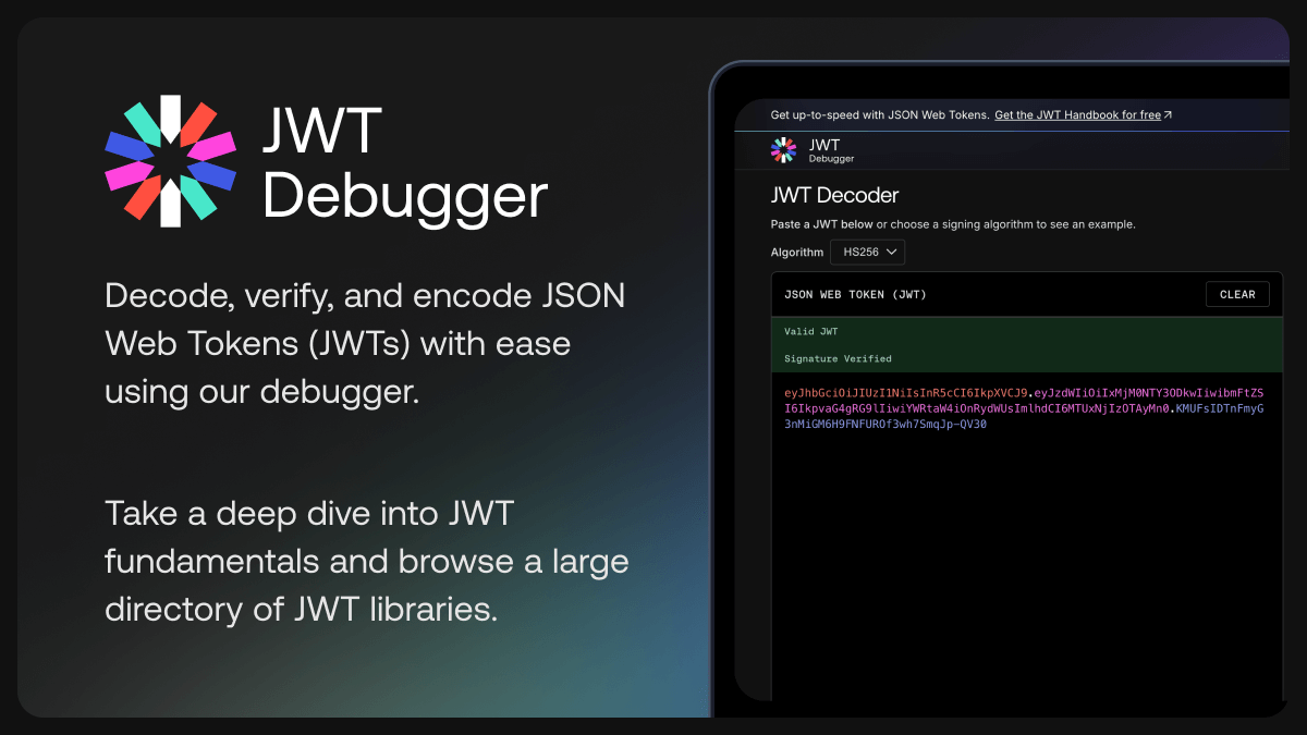 mathieupassenau's tweet card. JSON Web Tokens are an open, industry standard RFC 7519 method for representing claims securely between two parties.