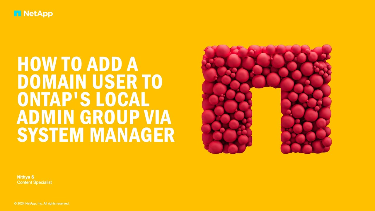 NetAppAssist's tweet card. How to add domain user to ONTAP local admin group