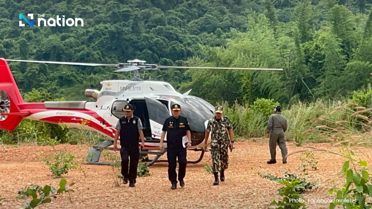Thenationth's tweet card. Investigations are underway after a group of investors illegally encroached on over 3,000 rai of forest in Kaeng Krachan, with concerns about the impact on wildlife