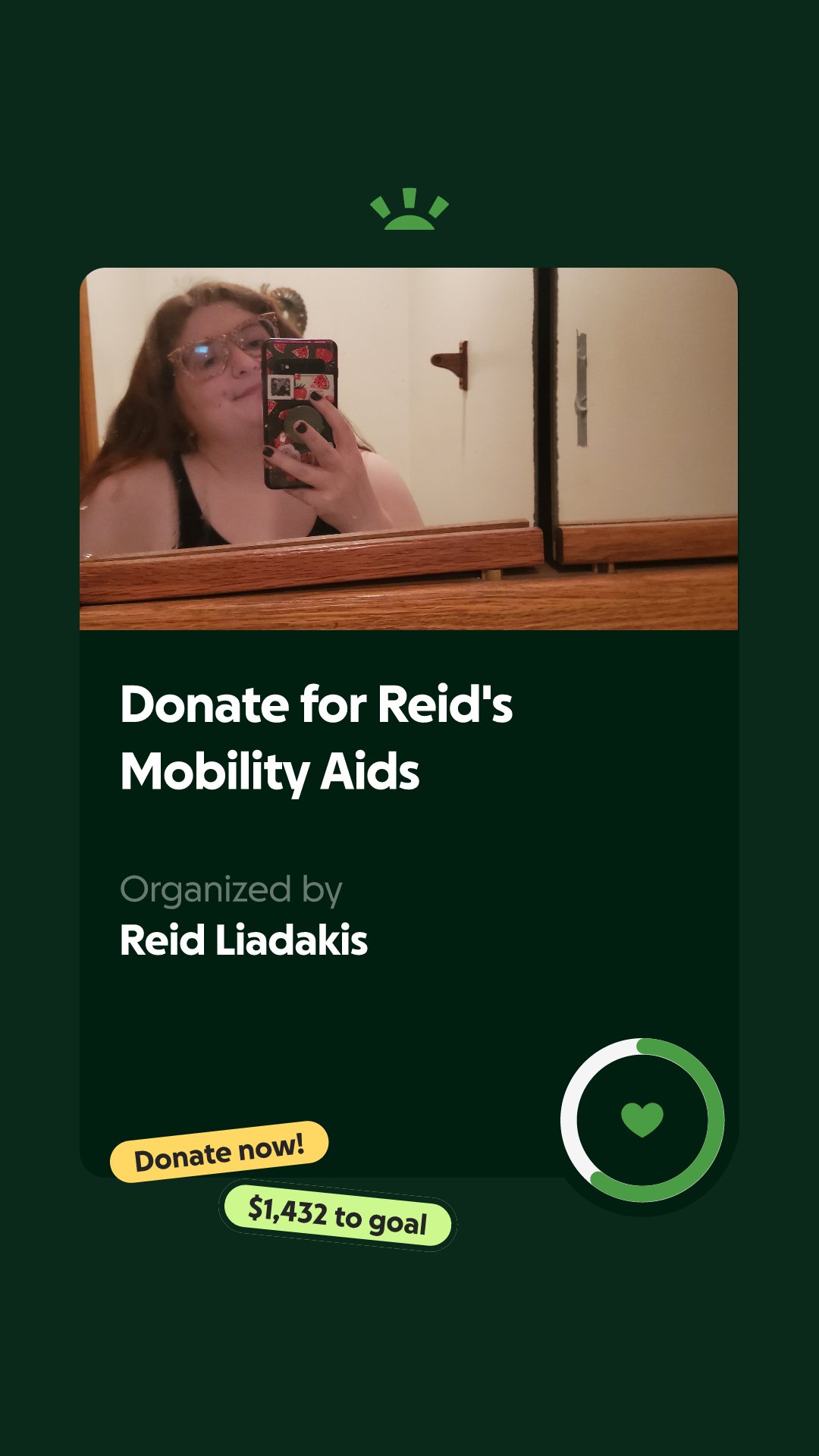 subatrasingh's tweet card. Hello my name is Reid let me tell you alittle abit about myself. I'm 27 and I have multi… Reid Liadakis needs your support for Donate for Reid's Mobility Aids