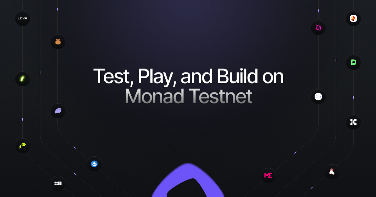 Beena1966's tweet card. Test, Play, and Build in Monad's High-Performance, EVM-Compatible Testnet Environment