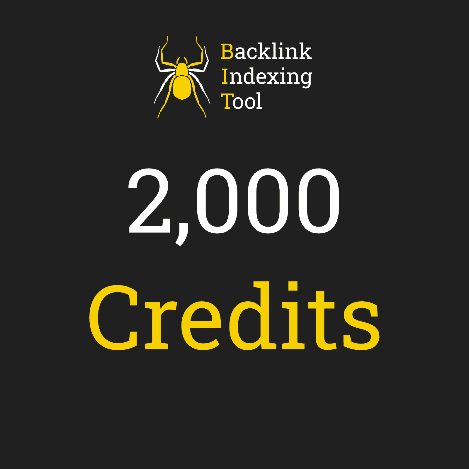 backlinktoolltd's tweet card. 2,000 link indexing credits.