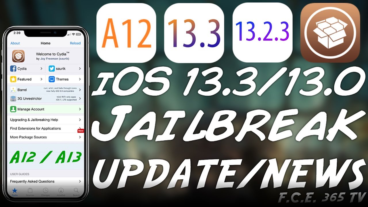 FCE365's tweet card. iOS 13.3 / 13.2.3 / 13.0 A12 / A13 JAILBREAK IMPORTANT Update &...