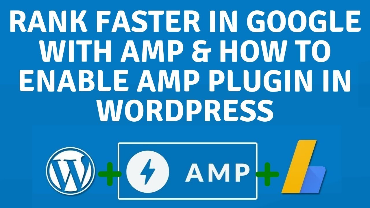 technovedant's tweet card. How to Rank Faster in Google with AMP and How to enable AMP plugin in...