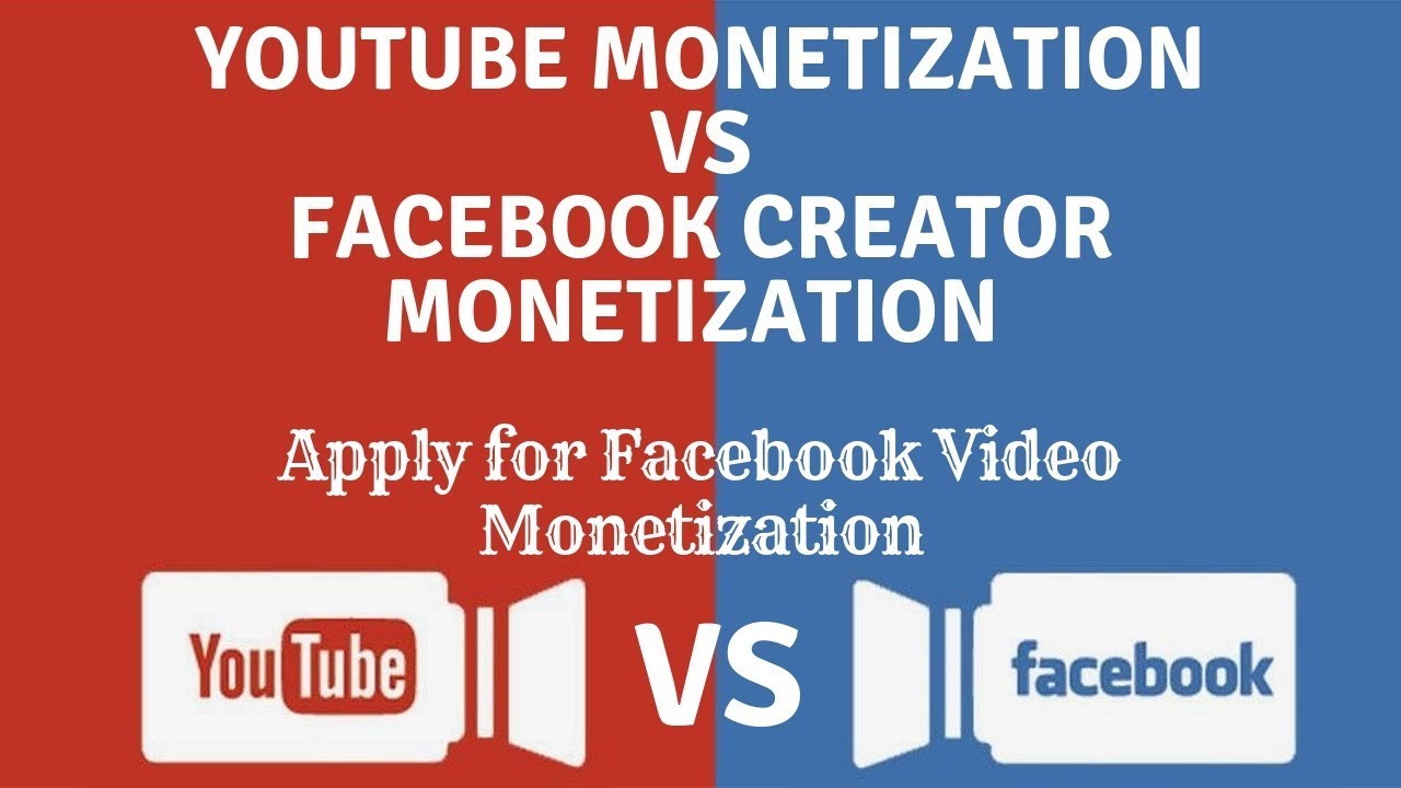 technovedant's tweet card. Youtube Monetization vs Facebook Creator Monetization | Apply for...