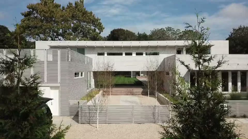 simplexmodular's tweet card. RES4 Bridgehampton House - Drone