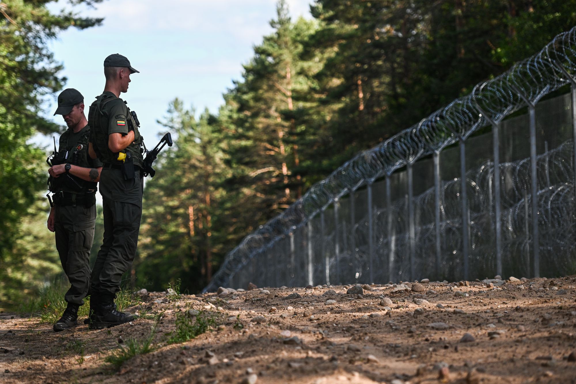 KyivIndependent's tweet card. Lithuania on Aug. 19 began construction of a military base that will house up to 4,000 combat-ready German troops, with completion expected by the end of 2027. This marks the first permanent foreign...