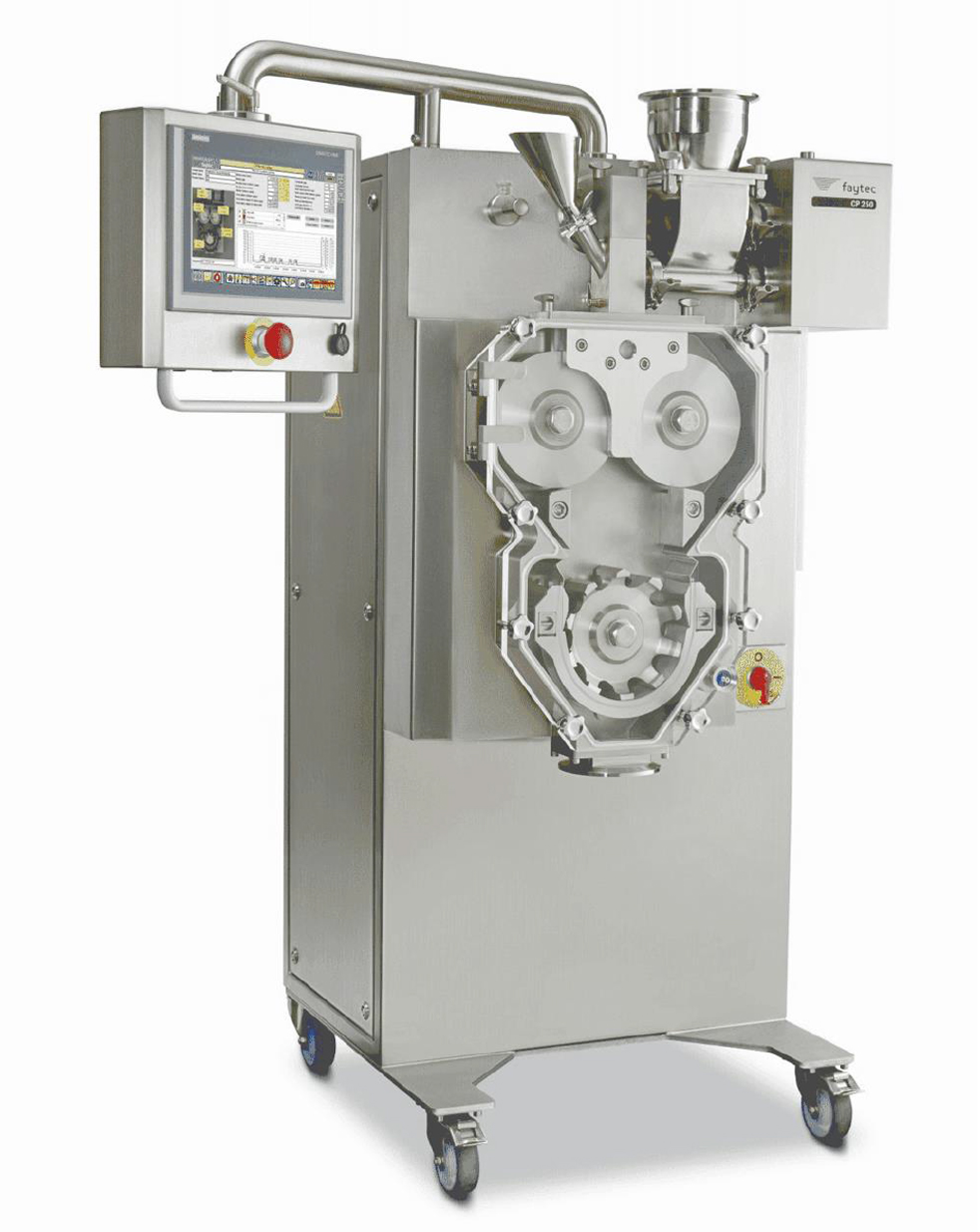 InosTechnologi1's tweet card. The CP 250 is a fully PLC and sensor controlled laboratory roller compactor, which is ideally suited for the development of pharmaceutical products and midsize production.