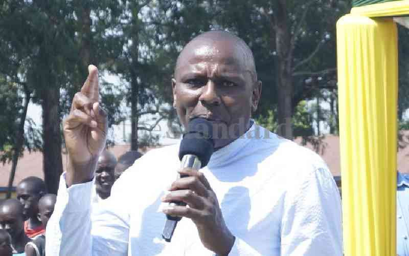 StandardKenya's tweet card. Ichungwah wants police to arrest persons 'misusing' social media