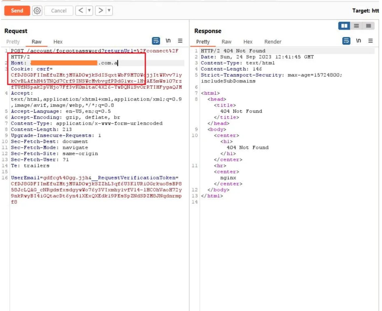 U3nerd's tweet card. ソース： medium.com 脆弱性：Host Header Injection 訳： ホストヘッダーインジェクションとは何ですか? ホスト ヘッダーインジェクションは、攻撃者が Web サーバーへの HTTP リクエスト内の「Host」ヘッダーを操作するときに発生する Web セキュリティの脆弱性で。 このヘッダー…