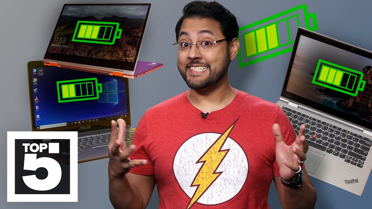 refreshtek's tweet card. Laptops with the best battery life