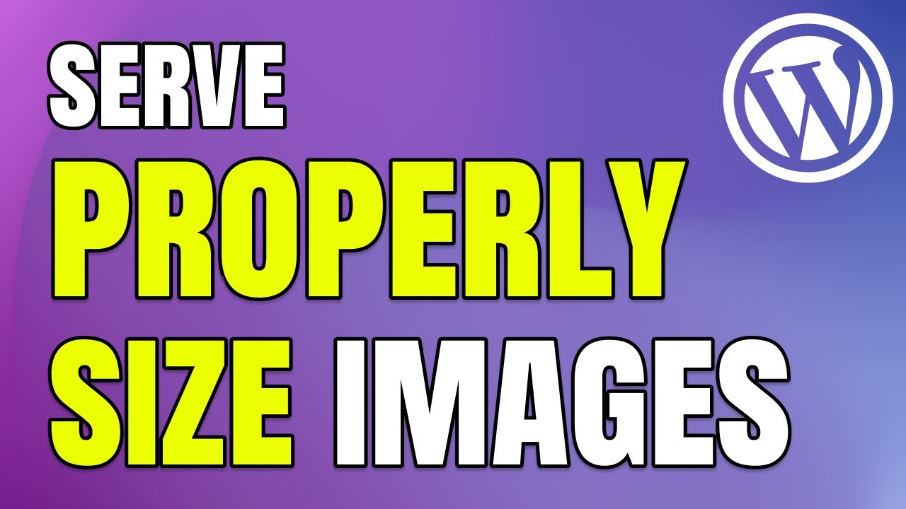 webstylepress's tweet card. How to Serve Properly Sized Images in WordPress