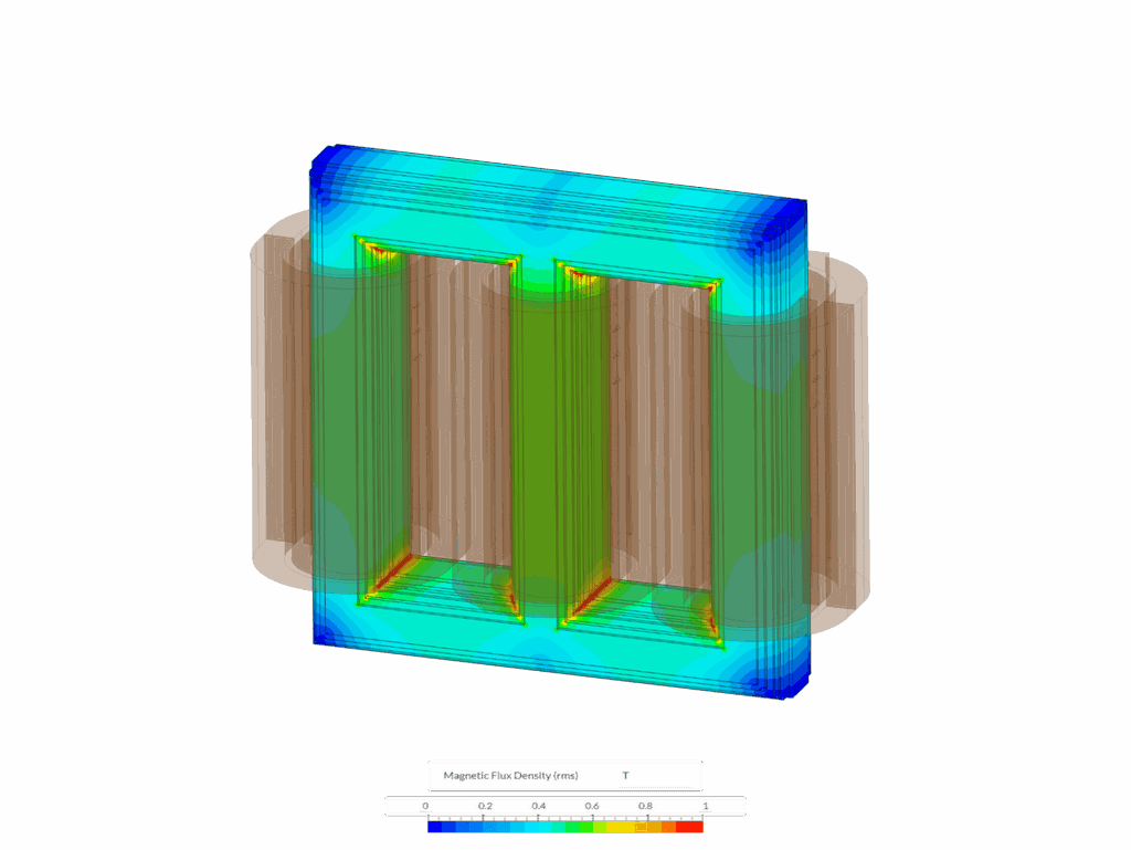 SimScale_Japan's tweet card. 変圧器 (トランス) は電力システムにおいて電圧の変更（変圧）や効率的な電力分配を担う重要な機器です。エネルギー損失、過熱、性能低下を最小限に抑えるため、変圧器の設計と運用は精密でなければなりません。現在では、変圧器の生産前に設計を解析、最適化、検証するために、シミュレーションが活用しています。電磁場の可視化から熱挙動の解析まで、シミュレーションは正確かつ費用対効果の高い解決策を導き出します...