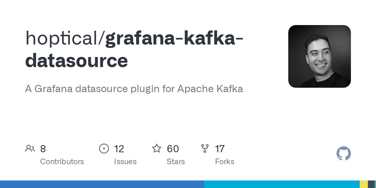Igfasouza's tweet card. A Grafana datasource plugin for Apache Kafka. Contribute to hoptical/grafana-kafka-datasource development by creating an account on GitHub.