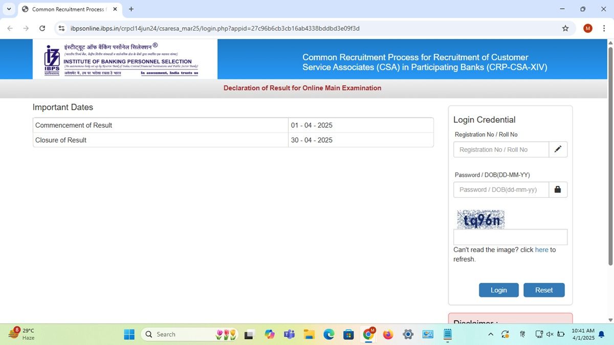 FeHindi's tweet card. करियर : IBPS ने आज क्लर्क मेन्स रिजल्ट 2024 जारी कर दिया है. जो उम्मीदवार कस्टमर सर्विस एसोसिएट्स मेन्स परीक्षा में शामिल हुए थे, वे अपना रिजल्ट आधिकारिक वेबसाइट ibps.in पर देख सकते हैं.