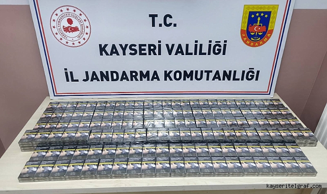 kayseritelgraf's tweet card. Yol kontrolünde 290 adet kaçak sigara ele geçirildi