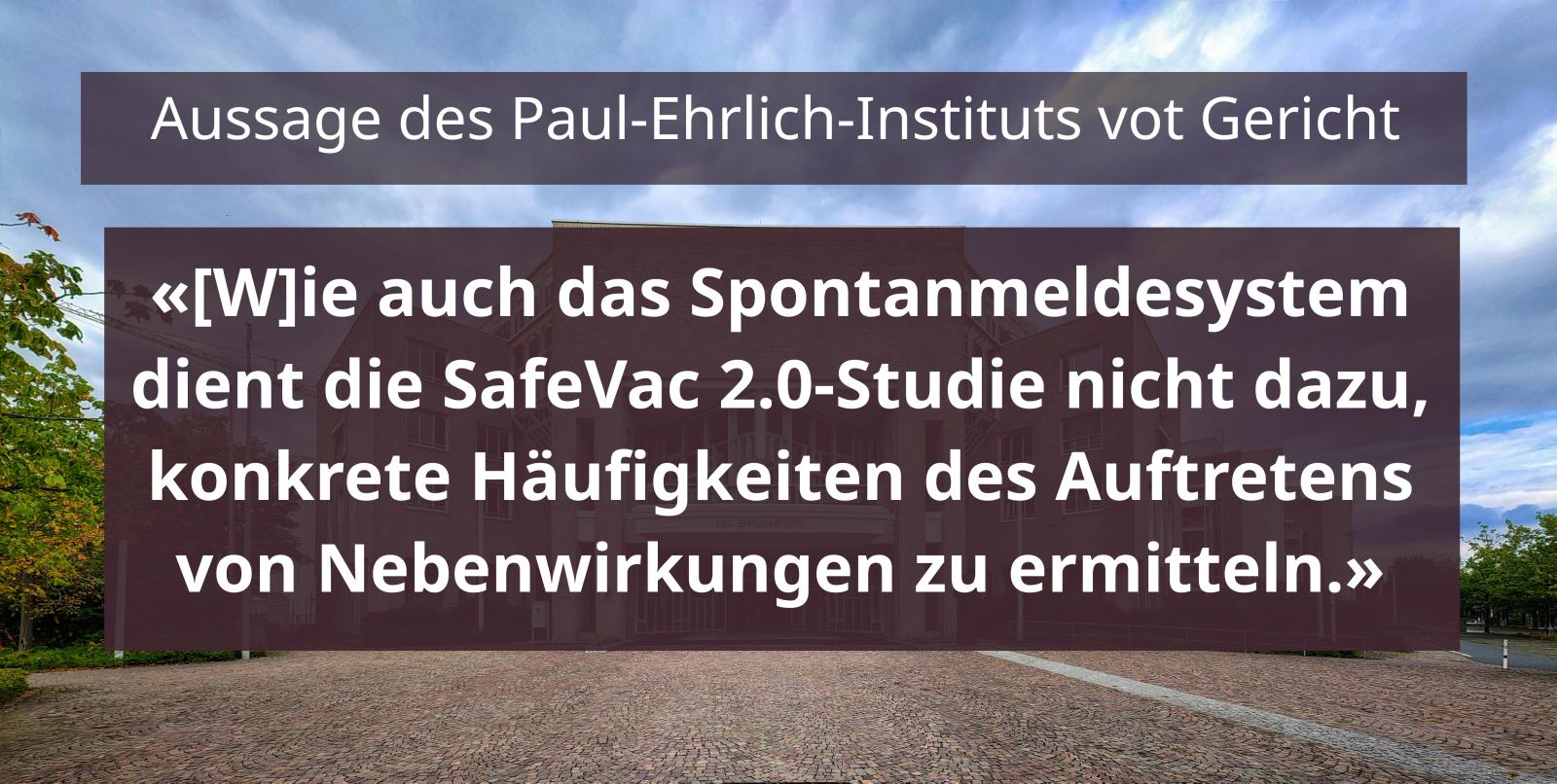 BBarucker's tweet card. Laut eigenen Angaben sind die dem PEI zur Verfügung stehenden Instrumente zur Impfstoffüberwachung ungeeignet, um Alarmsignale zu erkennen.