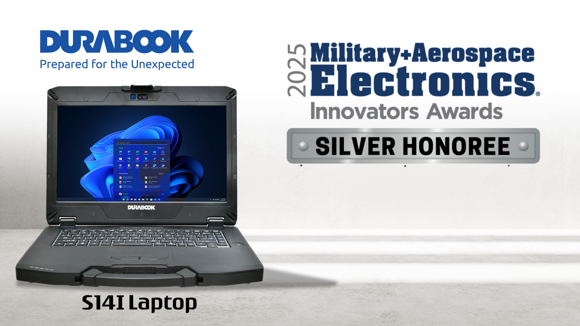 DURABOOK's tweet card. Durabook Americas has been named a Silver Honoree in the 2025 MAE Innovators Awards for its S14I Semi-Rugged Laptop. The award recognizes Durabook’s leadership in AI-powered rugged computing soluti...
