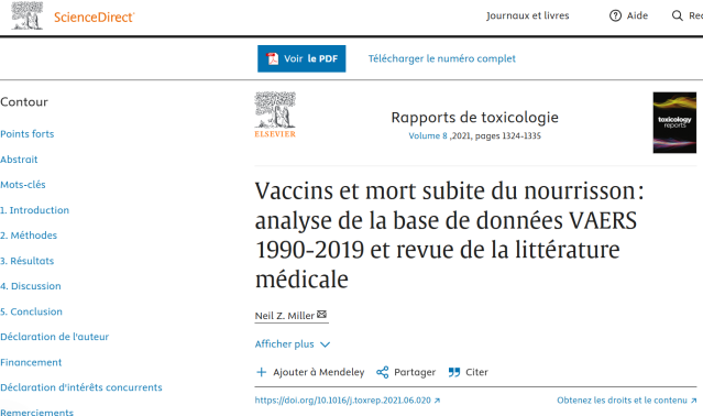 verity_france's tweet card. @PinsolleT 97 % des enfants décédés du syndrome de mort subite du nourrisson sont décédés dans les 10 jours suivant la vaccination, déclare le Dr Paul Thomas. « Syndrome de mort subite du nourrisso…