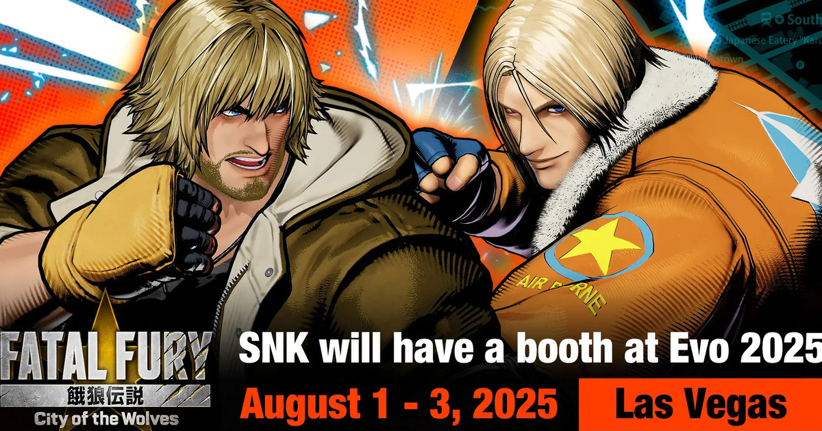 technow_hk's tweet card. SNK株式會社宣佈，將參加在美國內華達州拉斯維加斯於2025年8月1日(五)から8月3日(日)舉辦的世界最大規…