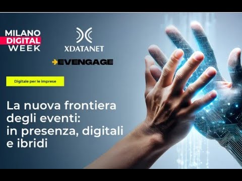 xdatanet's tweet card. La nuova frontiera degli eventi: in presenza, digitali e ibridi